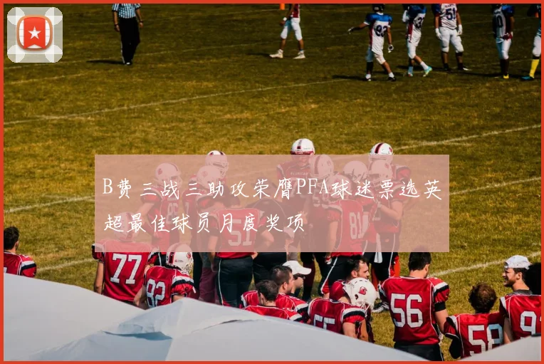 B费三战三助攻荣膺PFA球迷票选英超最佳球员月度奖项